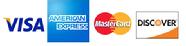 Accepted credit cards: Visa, Mastercard, Amex, Discover